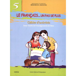 cahier  d'activités : un pas de plus 5 ème année