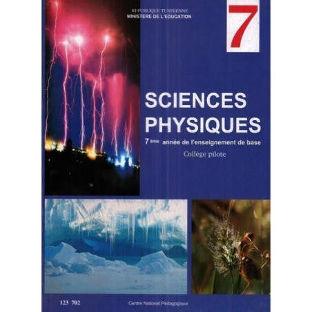 Sciences physiques 7 ème année pilote de base