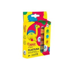 Etui de 6 Pâtes à modeler 15g couleurs assorties PLASTILINA JOVI