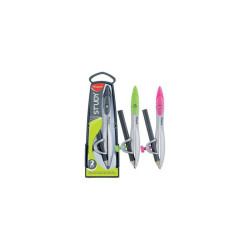MAPED COMPAS STUDY AVEC BAGUE UNIVERSELLE ET CRAYON COLORIS ASSORTIS