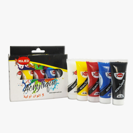 Coffret 5 tubes acrylique 20 ml