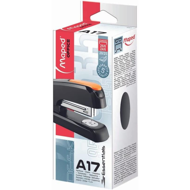 Maped Office A17 Essentials Agrafeuse demi-bande