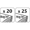 Maped Office 354311 Essentials Metal E3543 Half Strip Agrafeuse