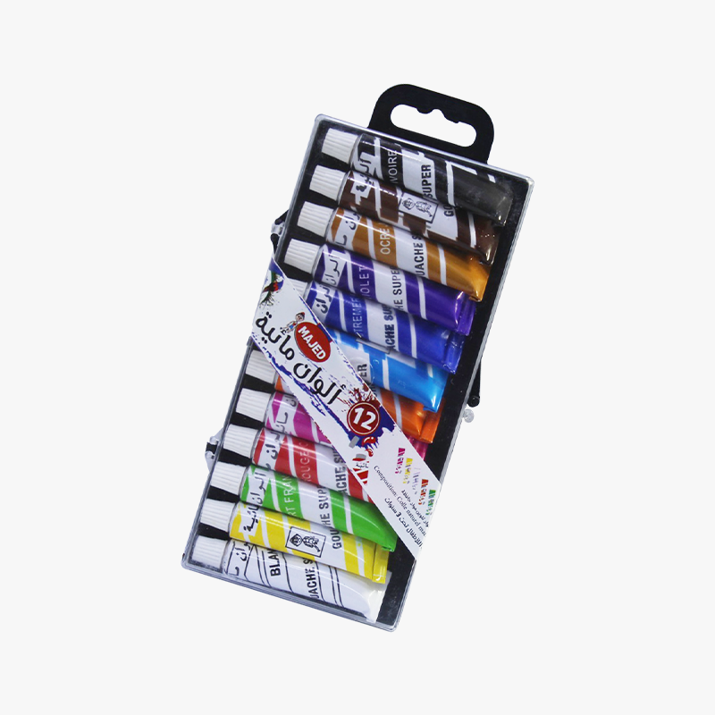 Boite Cristal Gouache – 12 tubes métal 7ml