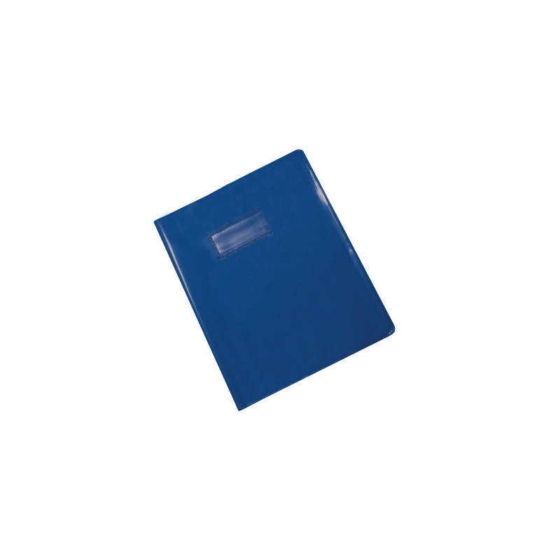 Protège-cahier en PVC GLOSSY 17x22cm Bleu Protège-cahier en PVC GLOSSY 17x22cm Bleu