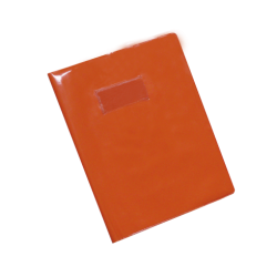 Protège-cahier en PVC GLOSSY 17x22cm Orange