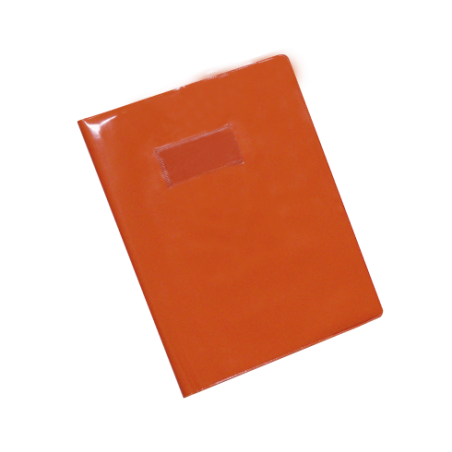 Protège-cahier en PVC GLOSSY 17x22cm Orange