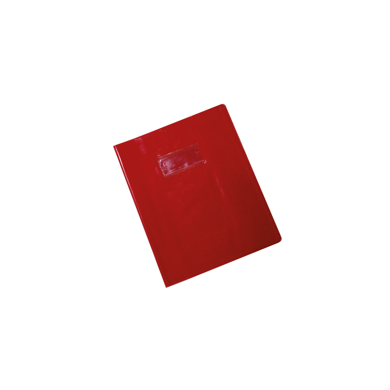 Protège-cahier en PVC GLOSSY 17x22cm Rouge Protège-cahier en PVC GLOSSY 17x22cm Rouge