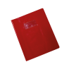 Protège-cahier en PVC GLOSSY 17x22cm Rouge