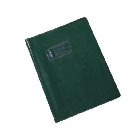 Protège-cahier en PVC GLOSSY 17x22cm Vert