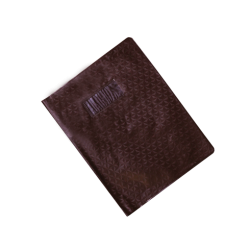 Protège-cahier en PVC DIAMANT 17x22cm Marron