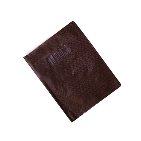 Protège-cahier en PVC DIAMANT 17x22cm Marron