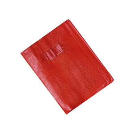 Protège-cahier en PVC DIAMANT 17x22cm Oranger