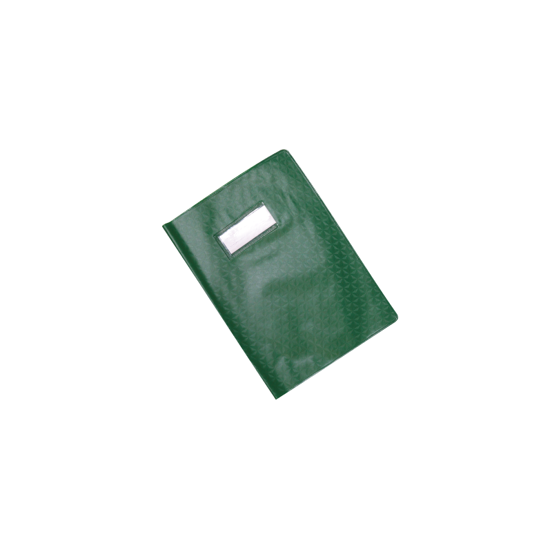 Protège-cahier en PVC DIAMANT 17x22cm Vert