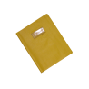 Protège-cahier en PVC LINO 17x22cm Jaune