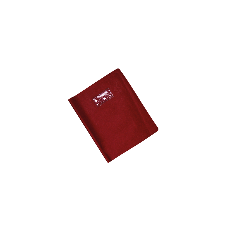 Protège-cahier en PVC LINO 17x22cm Rouge Protège-cahier en PVC LINO 17x22cm Rouge
