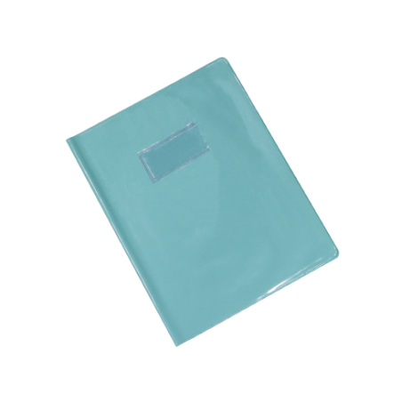 Protège Cahier Glossy Pastel 17x22cm Vert-Pastel