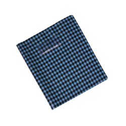 Protège-cahier en PVC VICHY 17x22cm Bleu