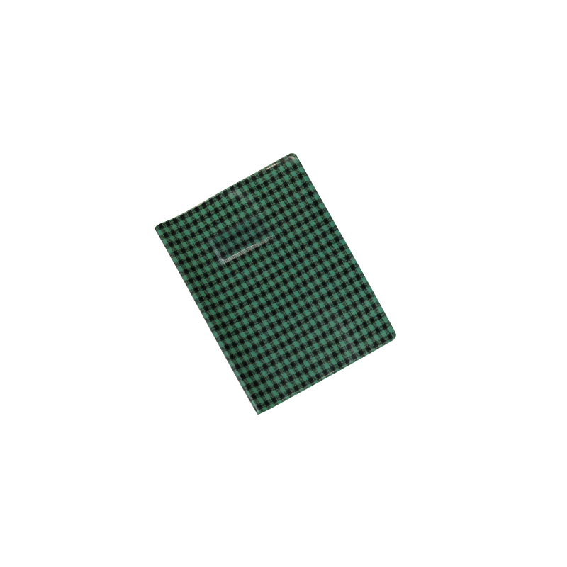 Protège-cahier en PVC VICHY 17x22cm Vert Protège-cahier en PVC VICHY 17x22cm Vert
