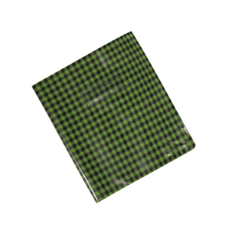 Protège-cahier en PVC VICHY 17x22cm Vert Clair