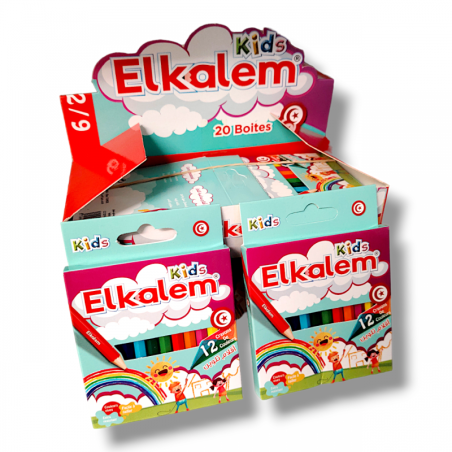 CRAYON COULEUR DE 12/9 EL KALAM