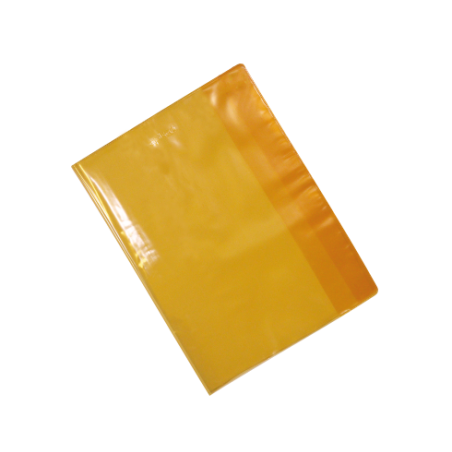 Protège-cahier en PVC Cristal 17×22 Cm Jaune