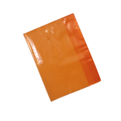 Protège-cahier en PVC Cristal 17×22 Cm Orange
