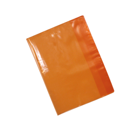 Protège-cahier en PVC Cristal 17×22 Cm Orange