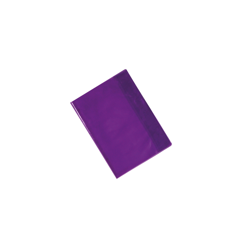 Protège-cahier en PVC Cristal 17×22 Cm Violet
