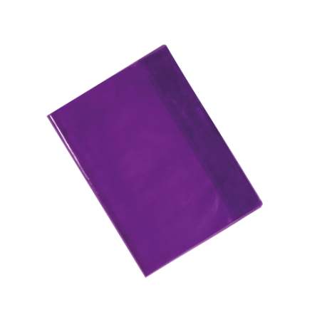 Protège-cahier en PVC Cristal 17×22 Cm Violet
