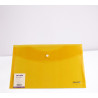 Pochette COLORPROTECT  JAUNE– Fermeture à bouton-pression, format 24 x 32 cm