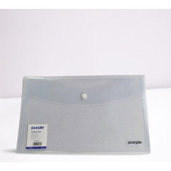 Pochette COLORPROTECT  Blanc– Fermeture à bouton-pression, format 24 x 32 cm