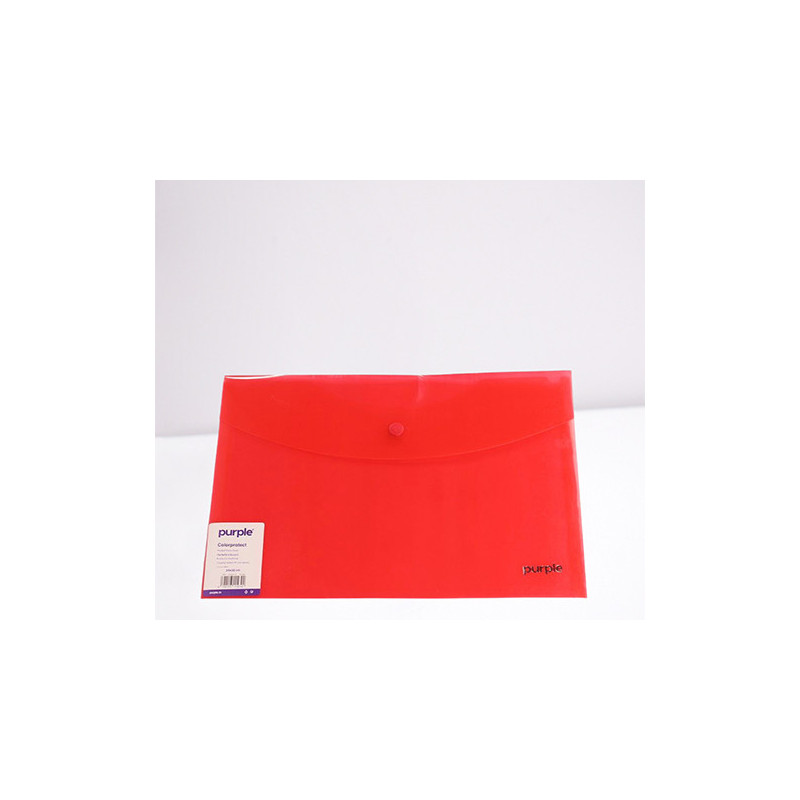 Pochette COLORPROTECT Rouge– Fermeture à bouton-pression, format 24 x 32 cm Pochette COLORPROTECT Rouge– Fermeture à bouton-pression, format 24 x 32 cm