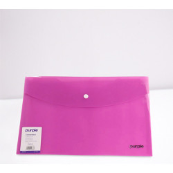 Pochette COLORPROTECT  Violet– Fermeture à bouton-pression, format 24 x 32 cm