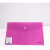 Pochette COLORPROTECT  Violet– Fermeture à bouton-pression, format 24 x 32 cm