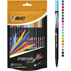 Stylo intensity Fine Bic : Mouve