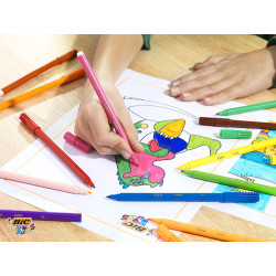 BIC Kids Visa Feutres de Coloriage à Pointe Fine