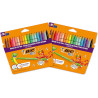 BIC Kids Kid Couleur Feutres de Coloriage à Pointe Moyenne - Couleurs Assorties, Etui Carton Format Spécial de 24