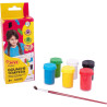 Gouache - Pour enfant - Ecole - Arts plastiques - 6 couleurs - Jovi