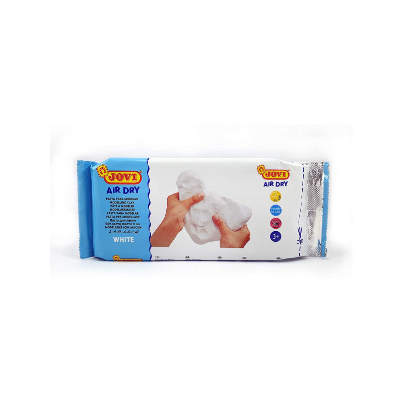 Pâte à modeler autodurcissante Jovi blanche 250g Pâte à modeler autodurcissante Jovi blanche 250g