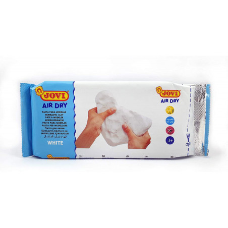 Pâte à modeler autodurcissante Jovi blanche 250g
