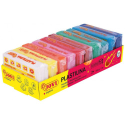 Etui de 10 pâtes à modeler Jovi assortiment de couleur 50g