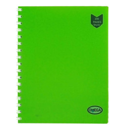 Cahier Wiro OMEGA 200 Pages 17x22 cm 60gr PP