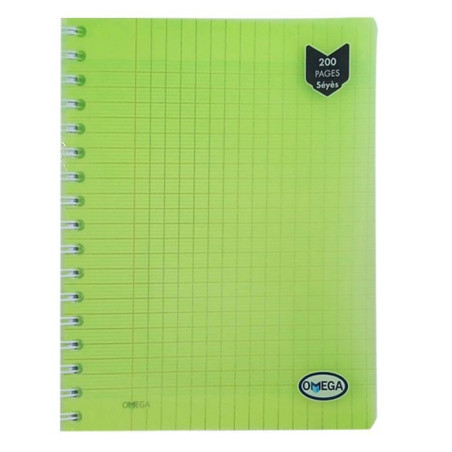 Cahier Wiro OMEGA 200 Pages 17x22 cm 80g PP